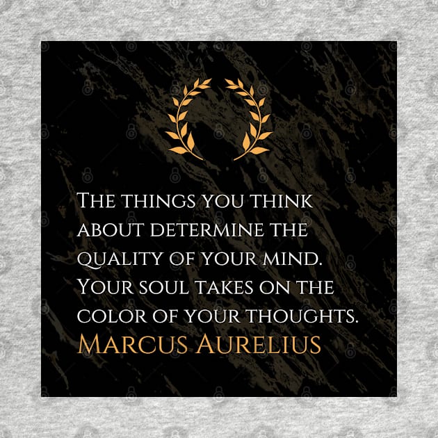 Marcus Aurelius's Wisdom: Shaping the Quality of Your Mind by Dose of Philosophy